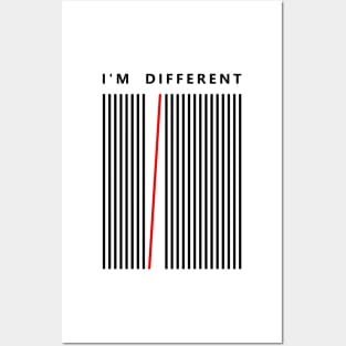 I'm different Posters and Art